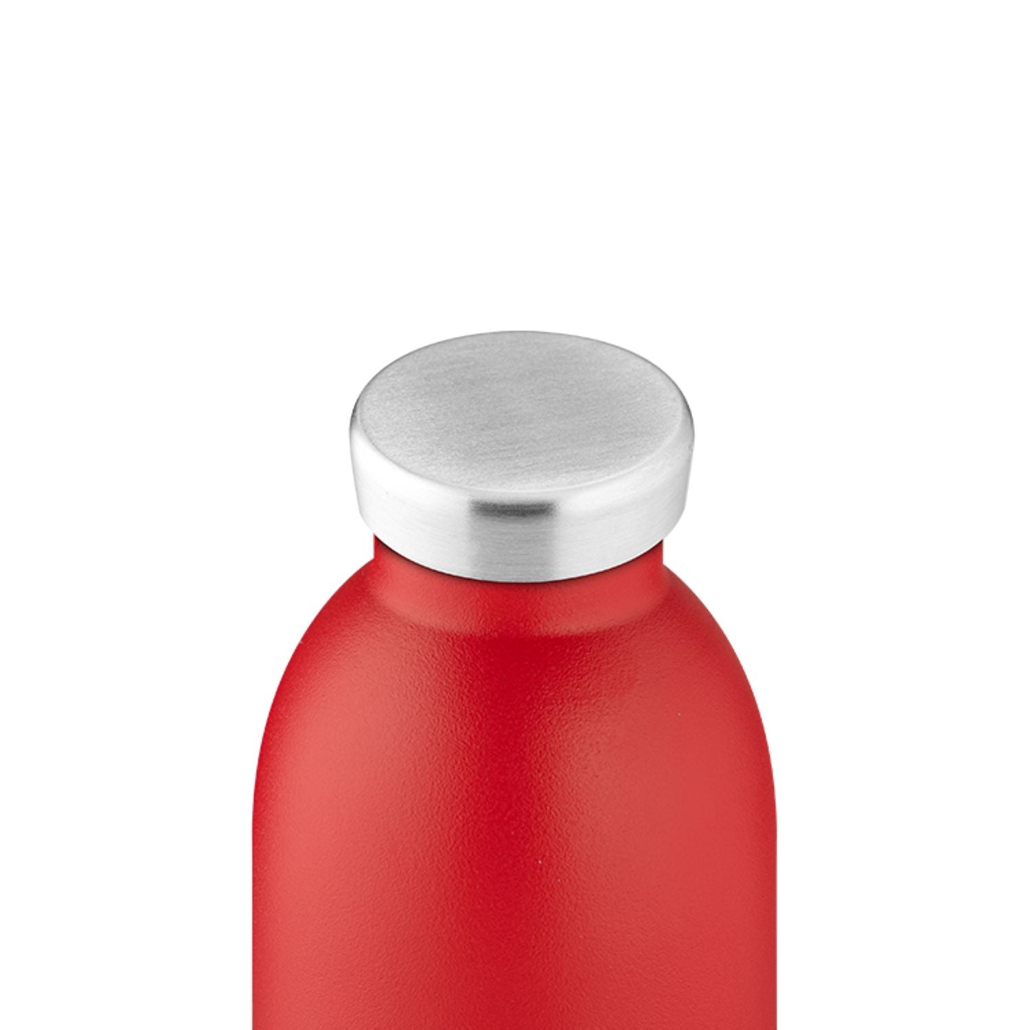 24 Bottles Clima 330ML Insulated Water Bottle - (Stone Finish) Hot Red
