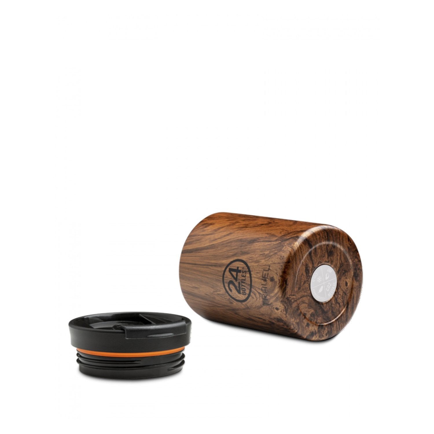 24 Bottles Insulated Travel Tumbler 350ML - Sequoia Wood