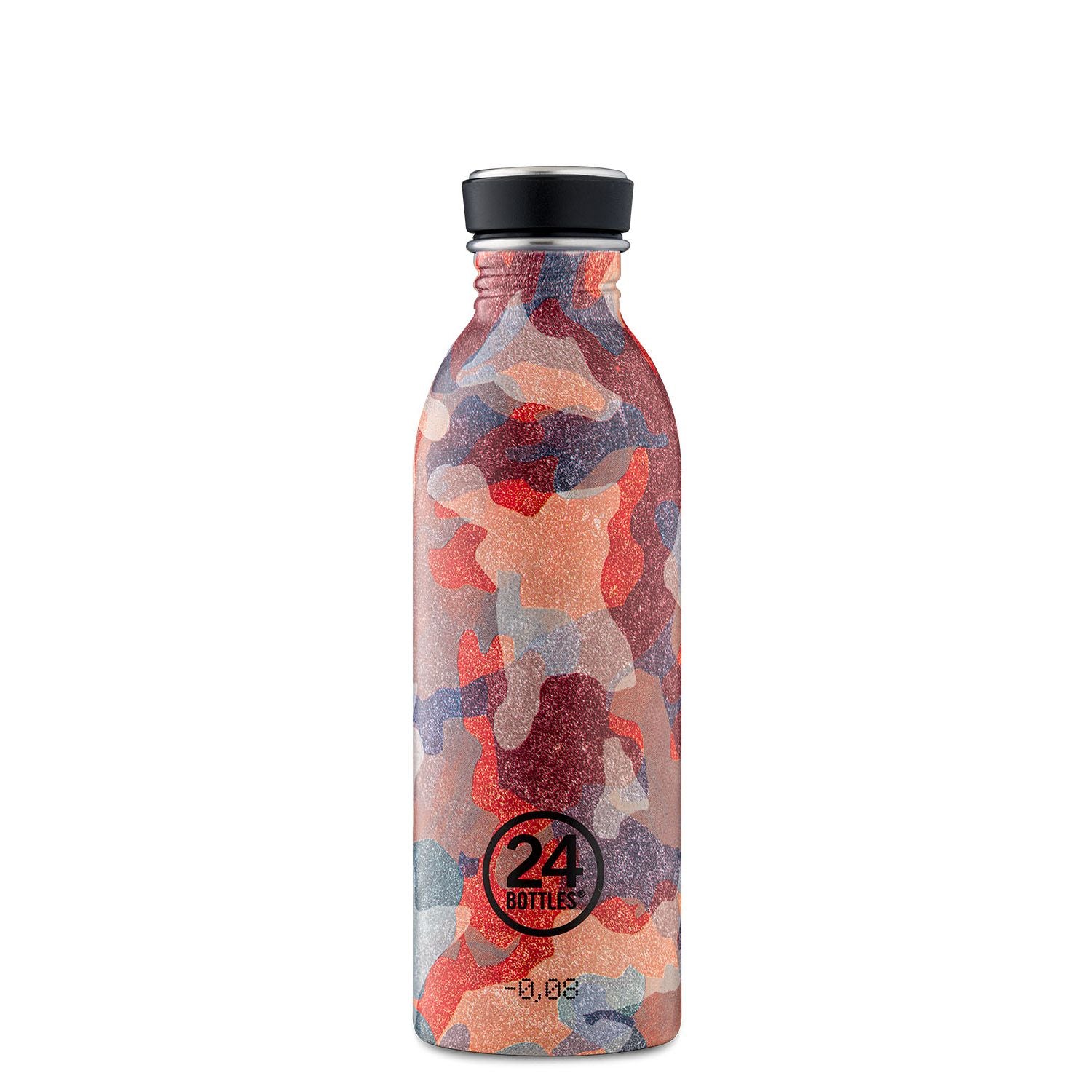 24 Bottles Urban 500ML Water Bottle - Camo Coral