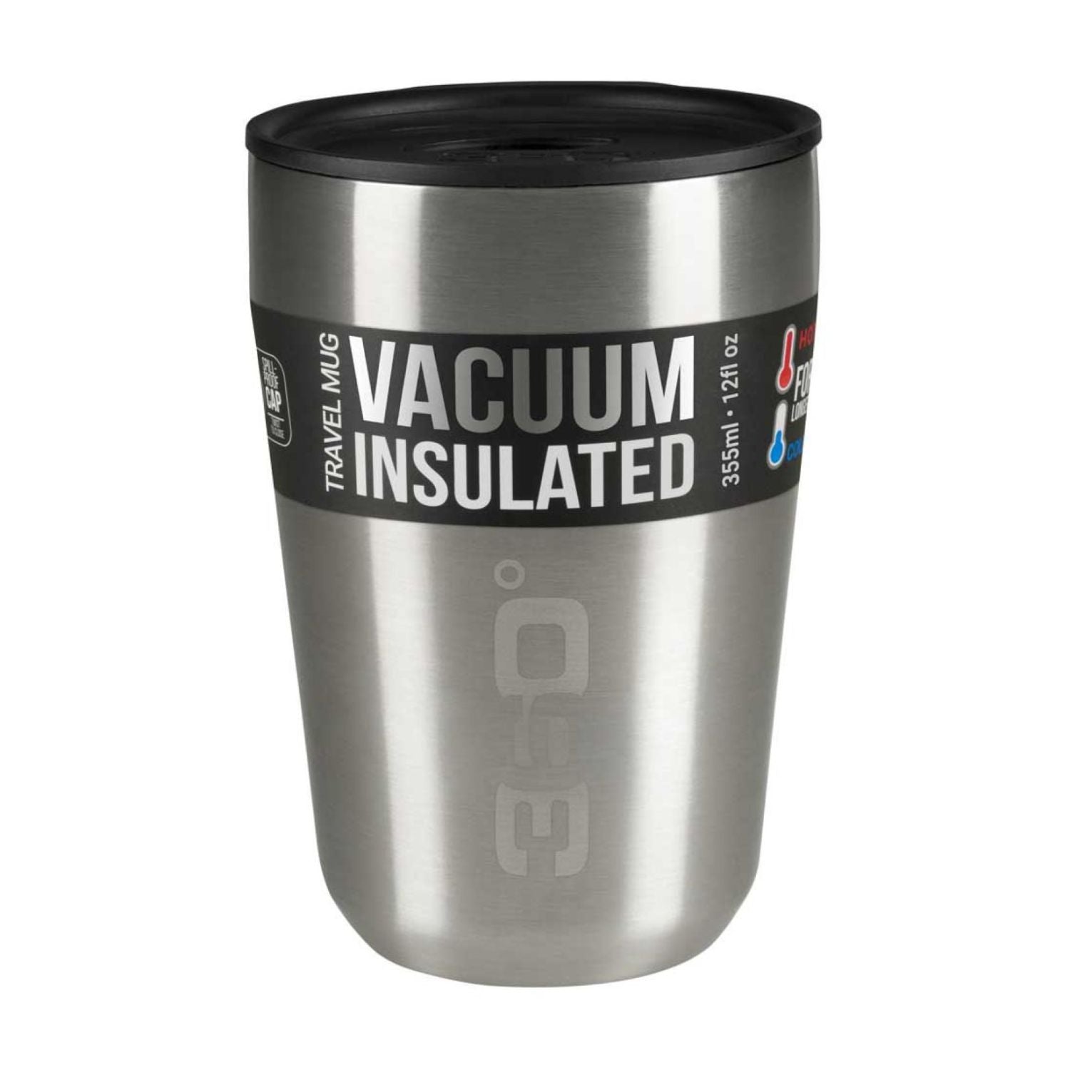 360 Degrees Insulated Travel Mug Regular (Silver)