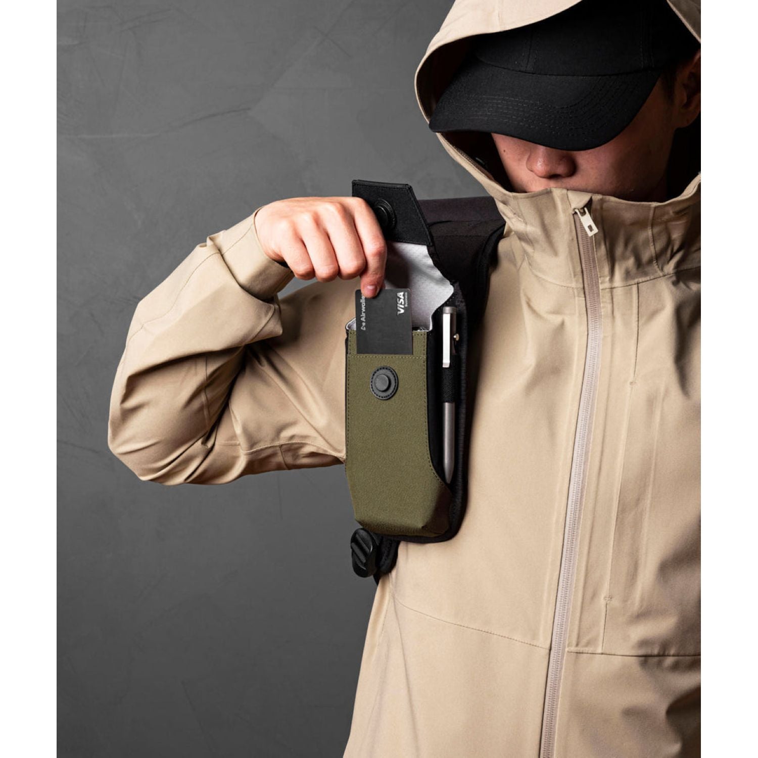 ALPAKA Modular Phone Sling V2 Axoflux 300D (Army Green)