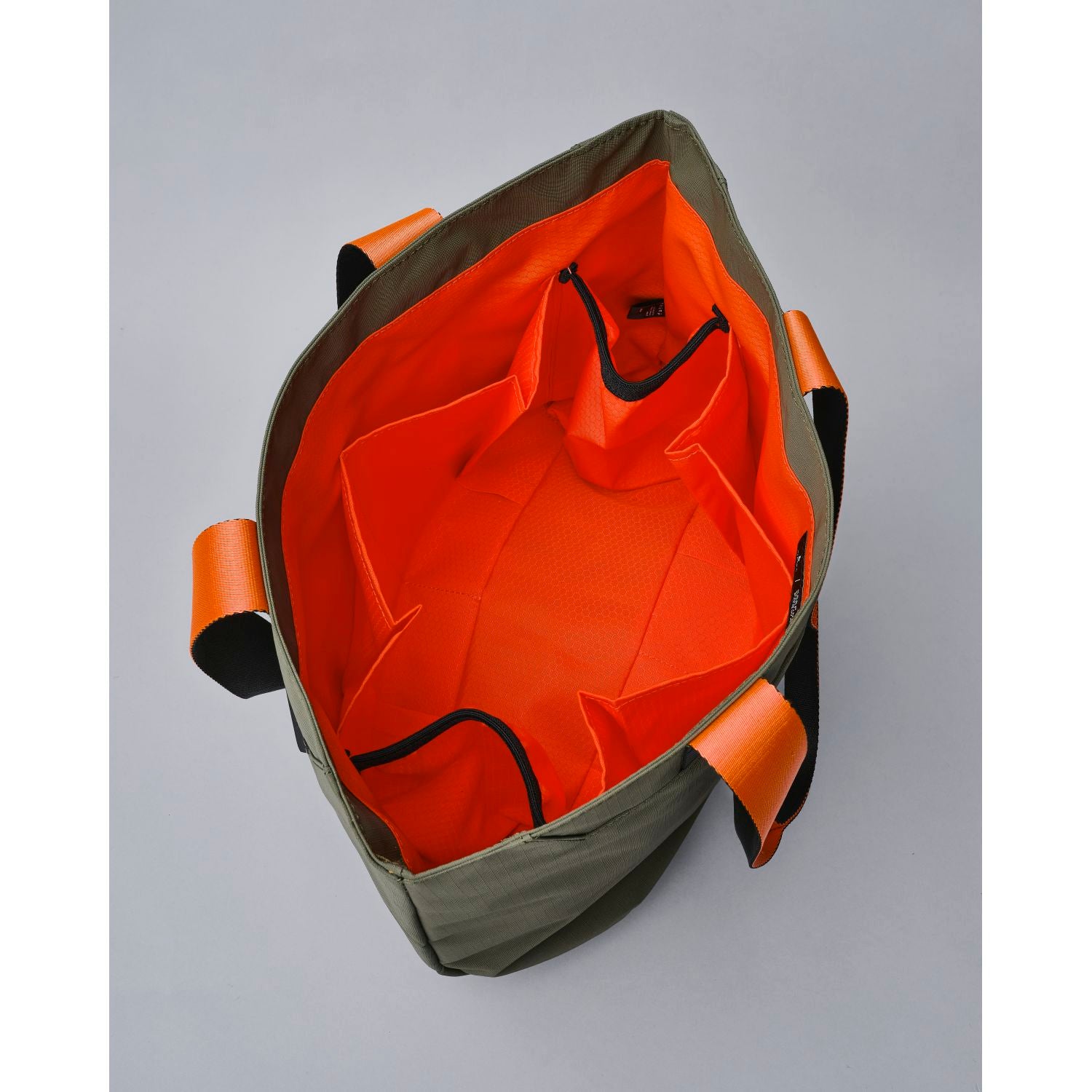 ALPAKA Elements Tote Bag Axoflux 210D (Green/Orange)