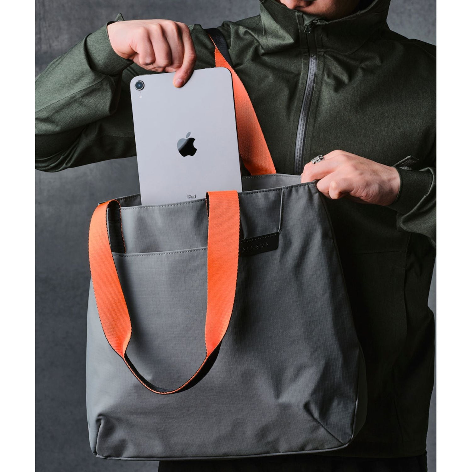 ALPAKA Elements Tote Bag Axoflux 210D (Grey/Orange)