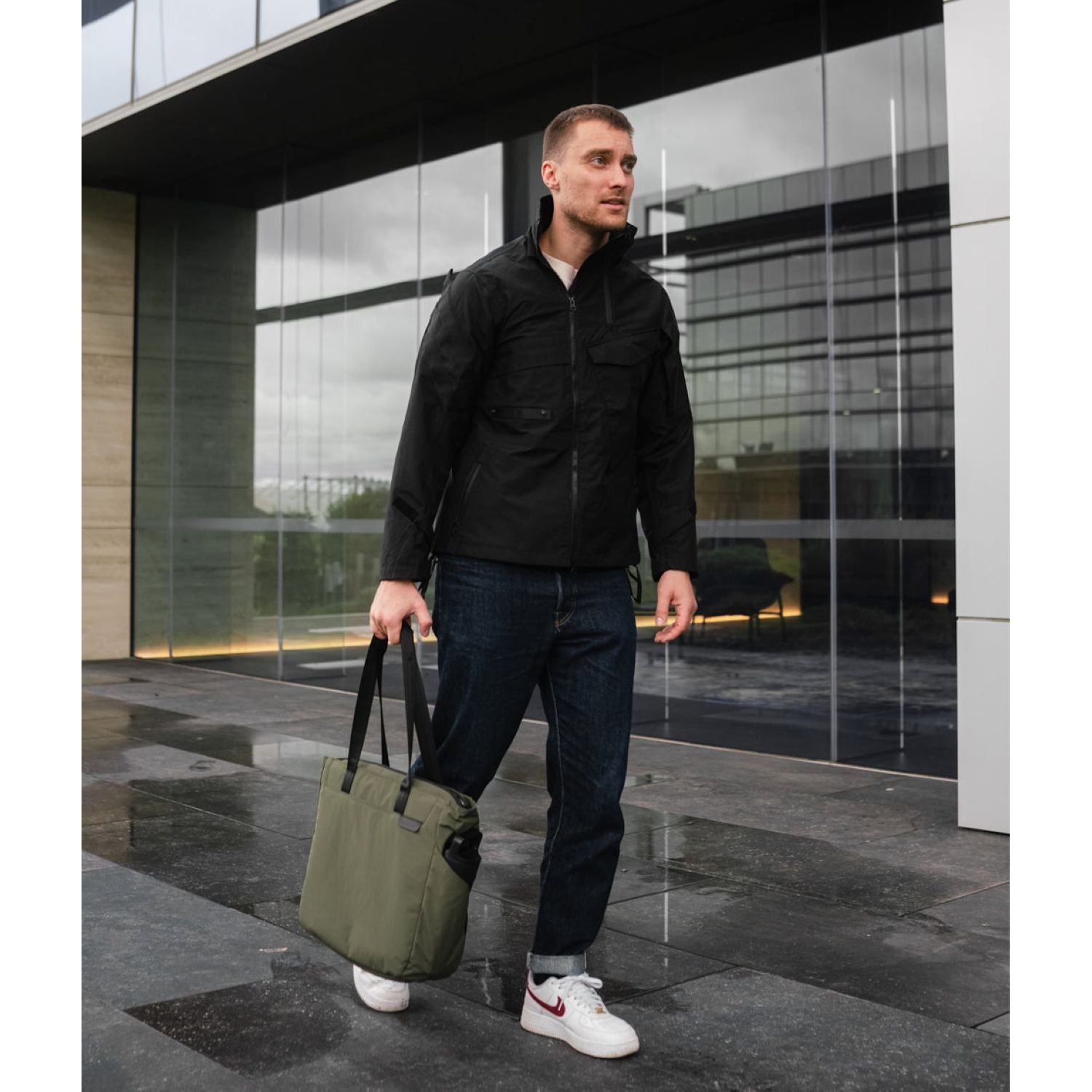 ALPAKA Metro Tote Bag Axoflux 210D (Green)