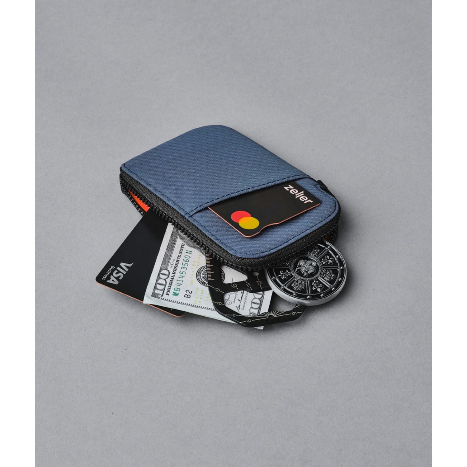 ALPAKA Zip Card Pouch 200D (Blue)