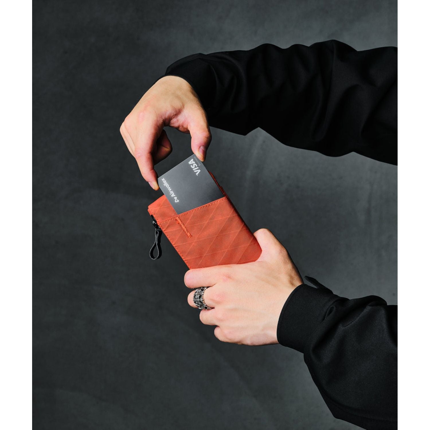 ALPAKA Zip Cardholder RX30 (Cayenne)