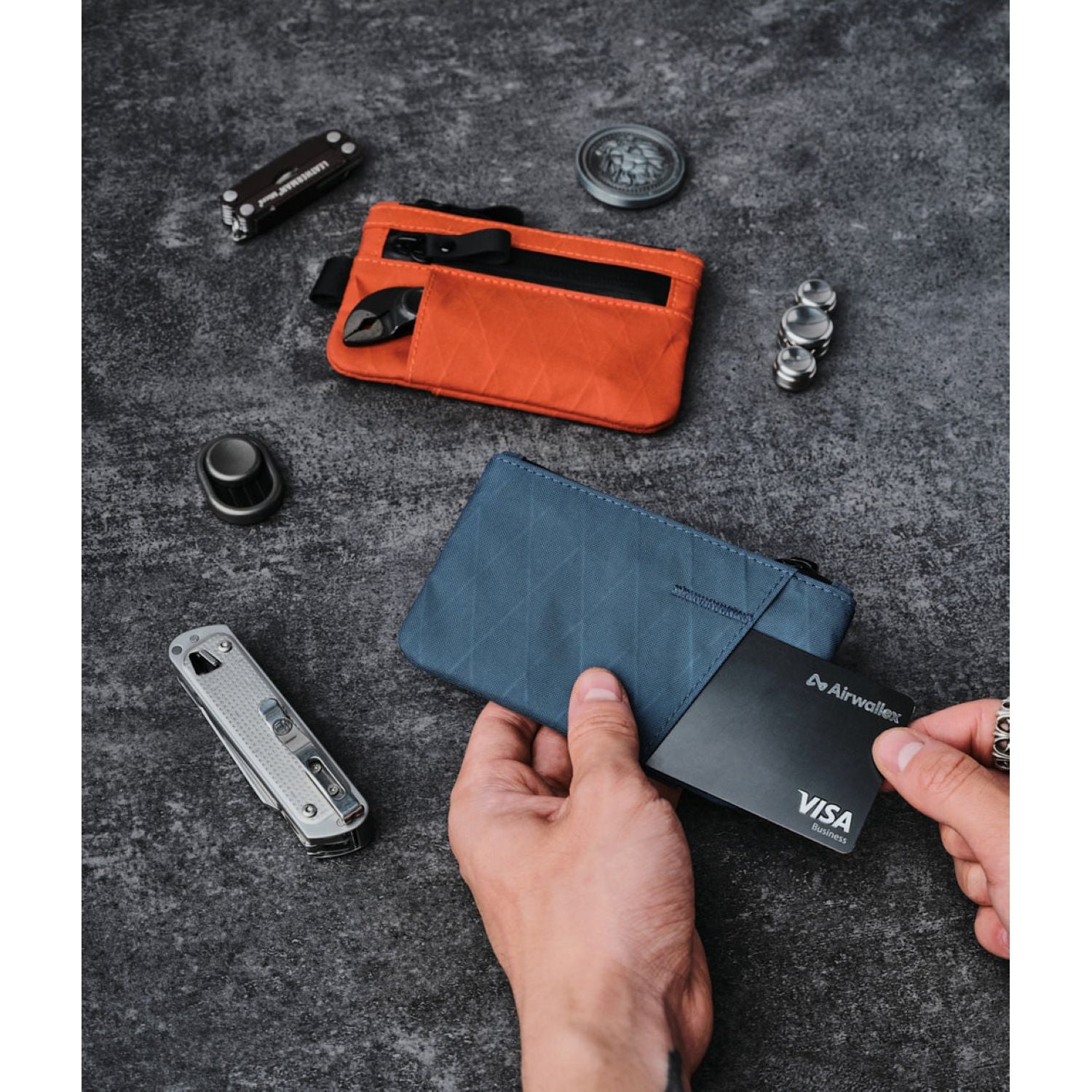 ALPAKA Zip Cardholder RX30 (Cayenne)