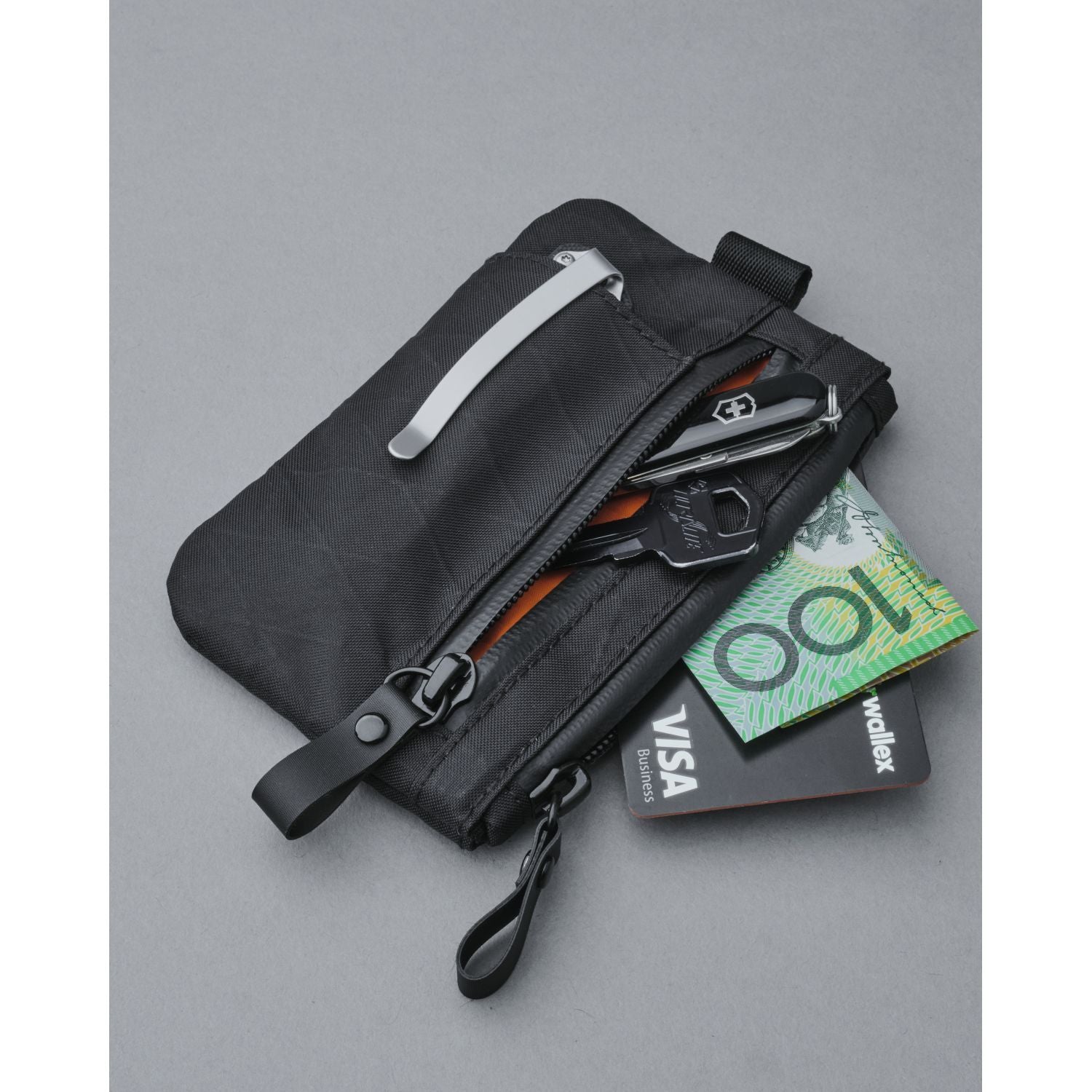 ALPAKA Zip Cardholder X-Pac VX21 (Black)