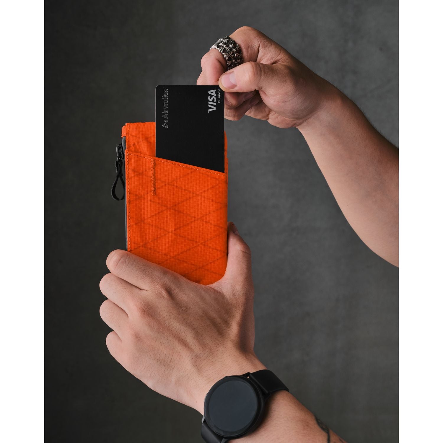 ALPAKA Zip Cardholder X-Pac VX25 (Orange)