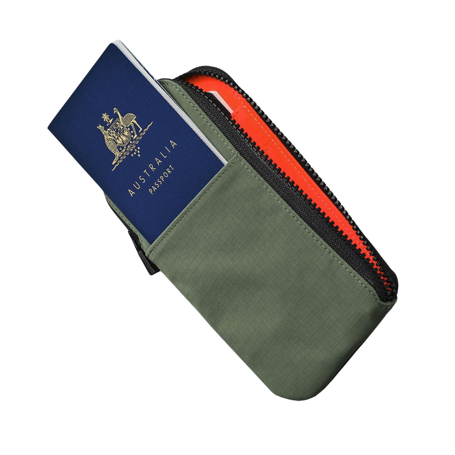 ALPAKA Zip Travel Wallet Axoflux 210D (Green)