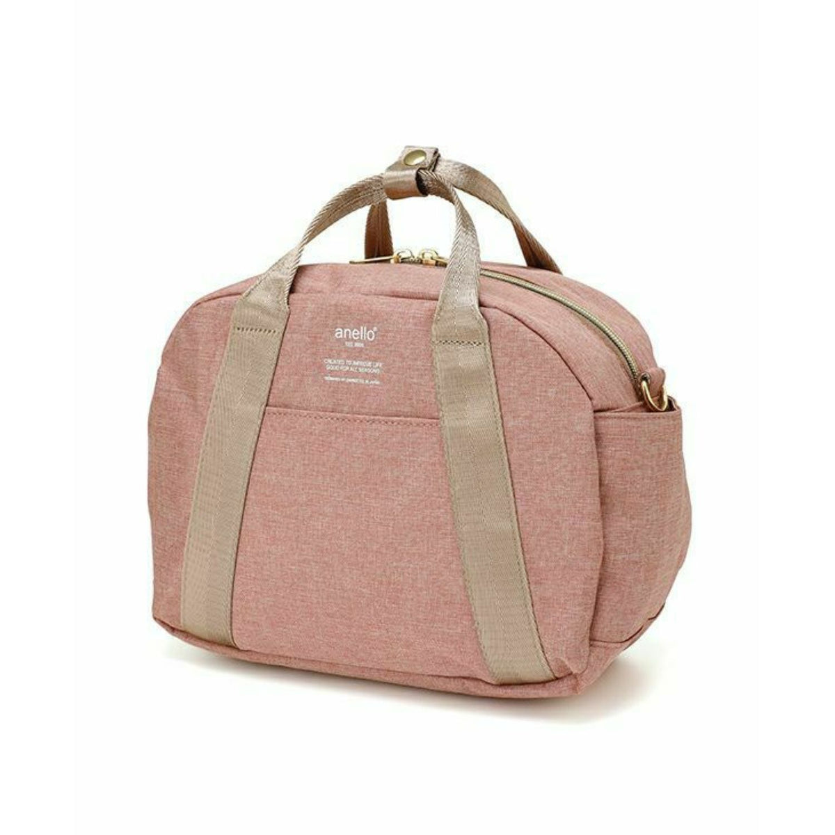 Anello Chubby Mini Shoulder Bag (Natural Pink)
