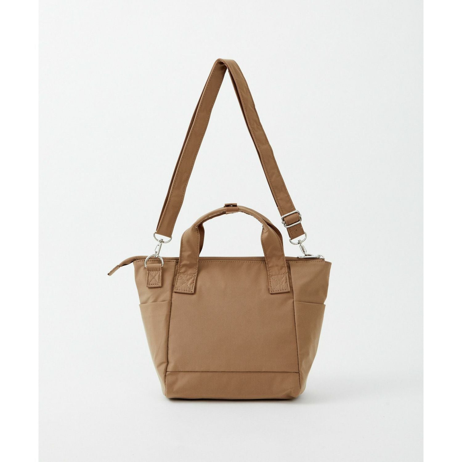 Anello Circle 2Way Mini Tote Bag (Beige)