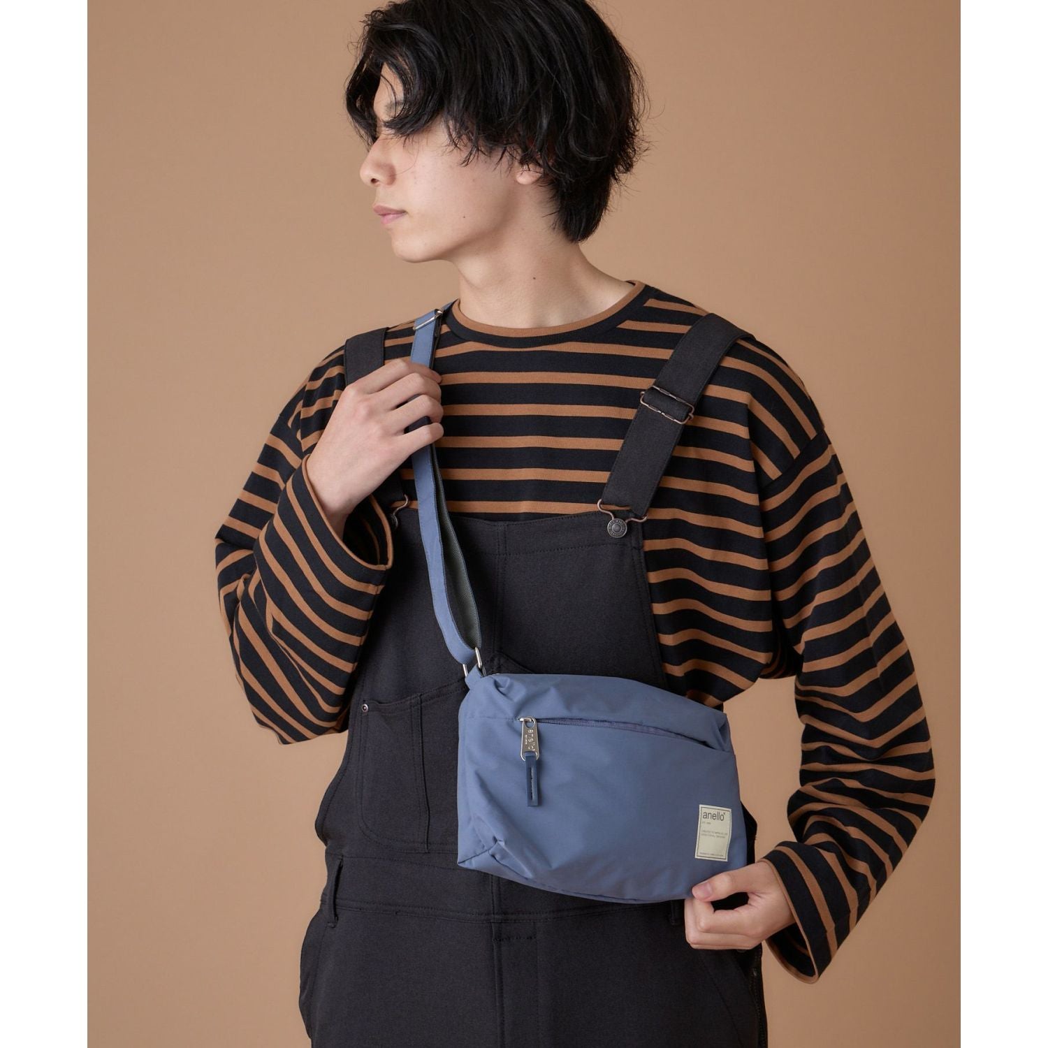 Anello Circle Mini Shoulder Bag (Blue)