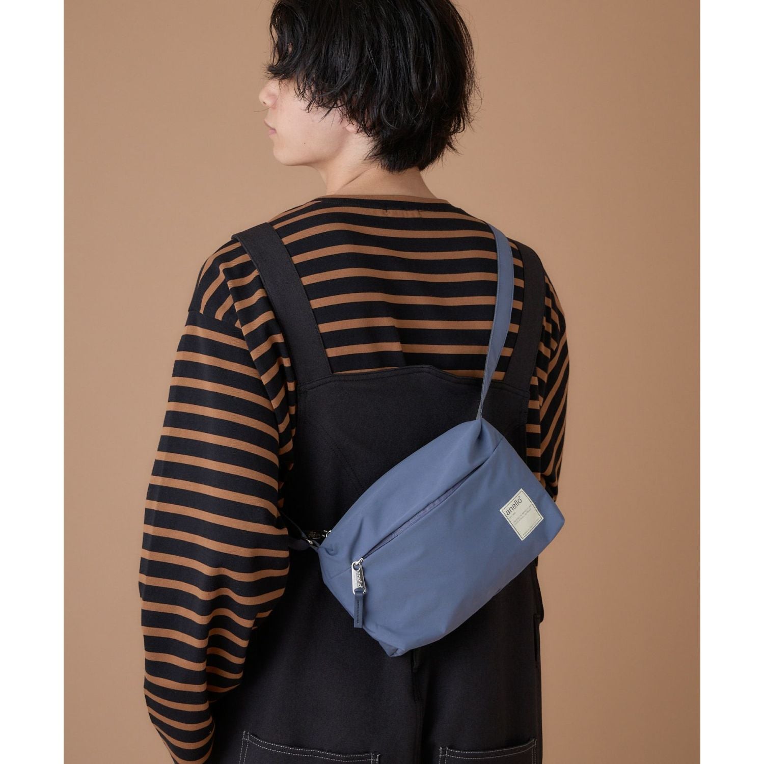Anello Circle Mini Shoulder Bag (Blue)