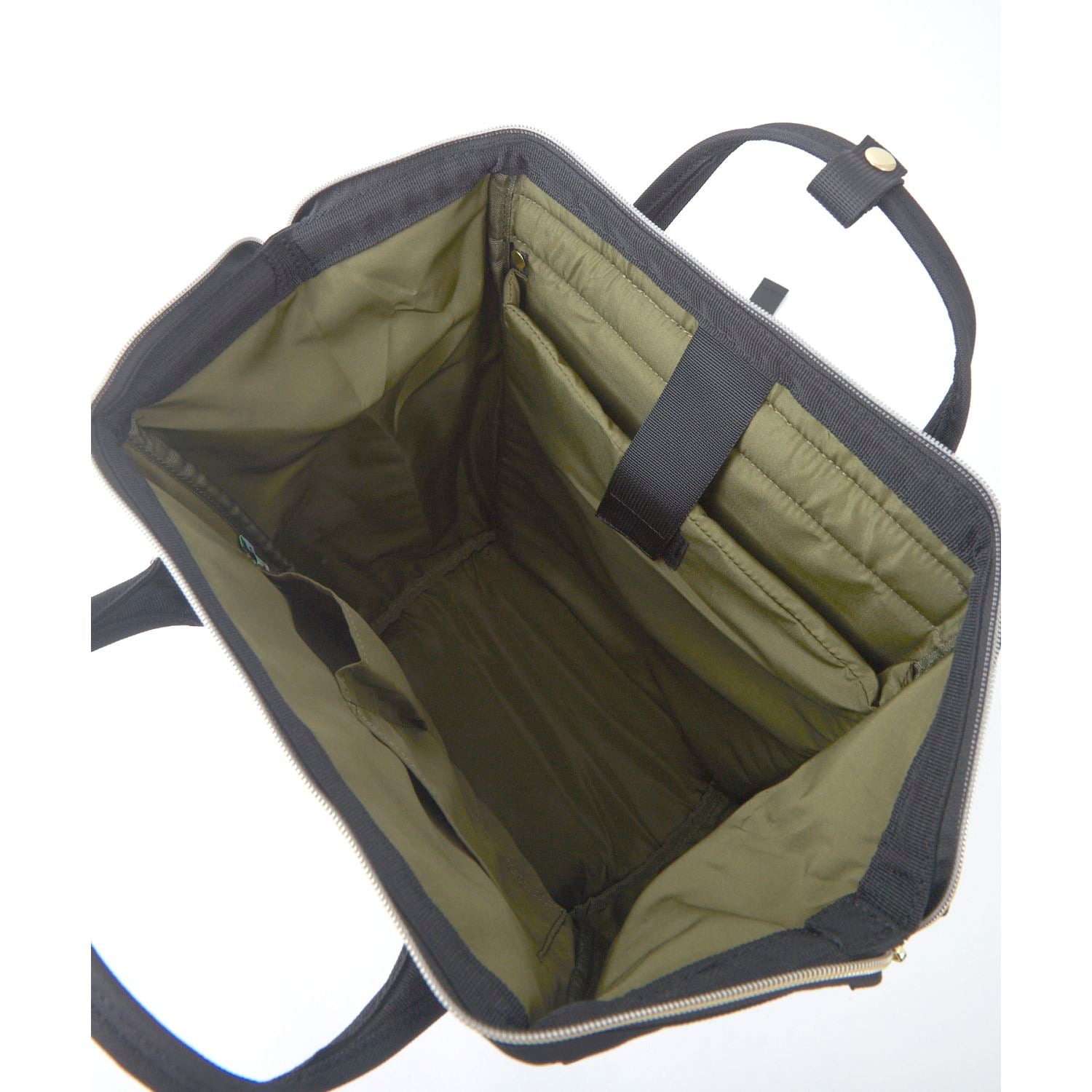 Anello Cross Bottle Kuchigane Backpack R (Black)