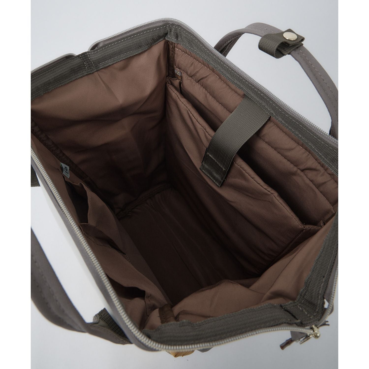 Anello Cross Bottle Kuchigane Backpack R (White/Mustard/Beige)