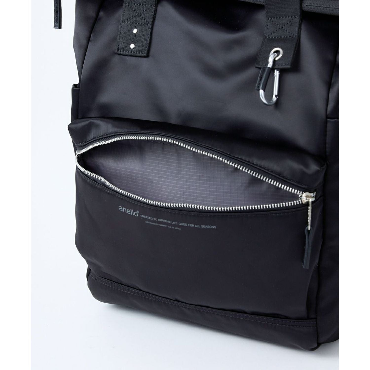 anello leather backpack black Anello Eleanor Backpack (Black)