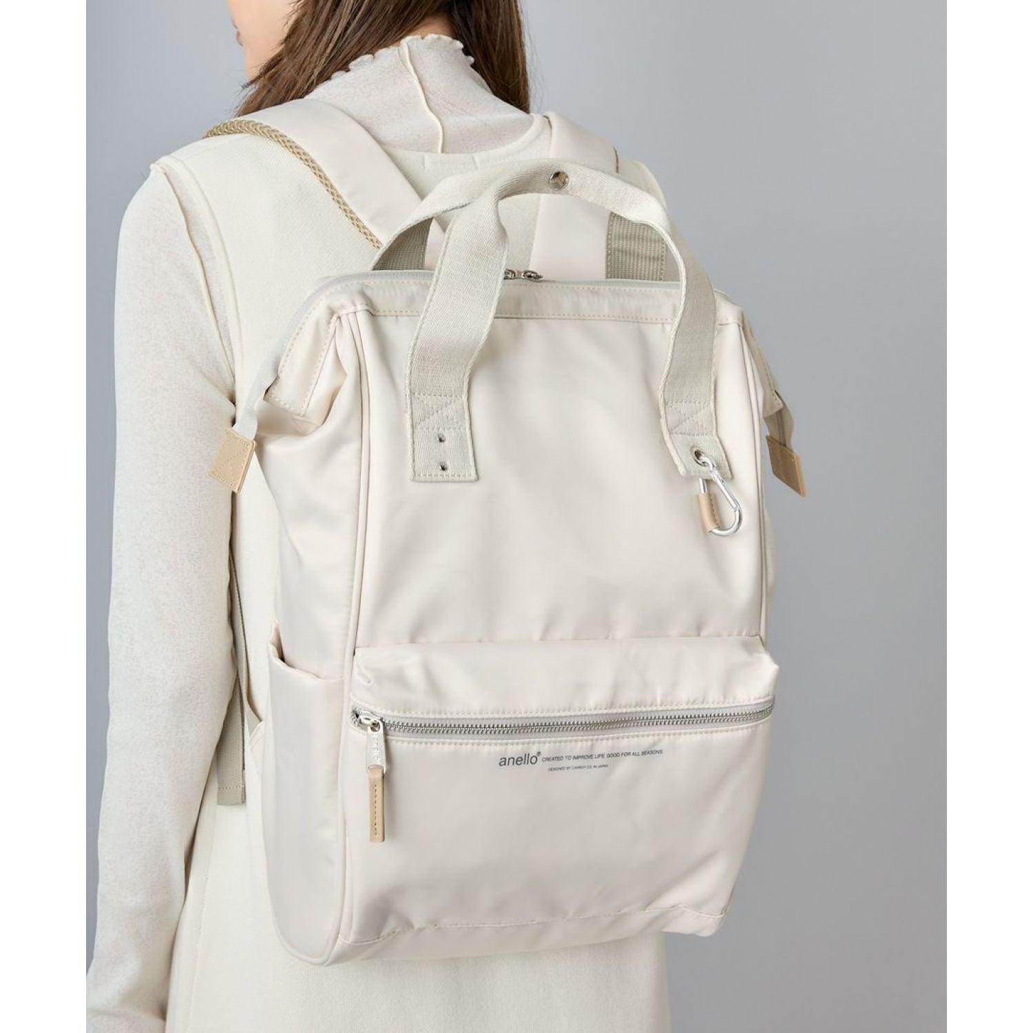 Anello Eleanor Kuchigane Backpack Slim R (Ivory) – The Planet Traveller