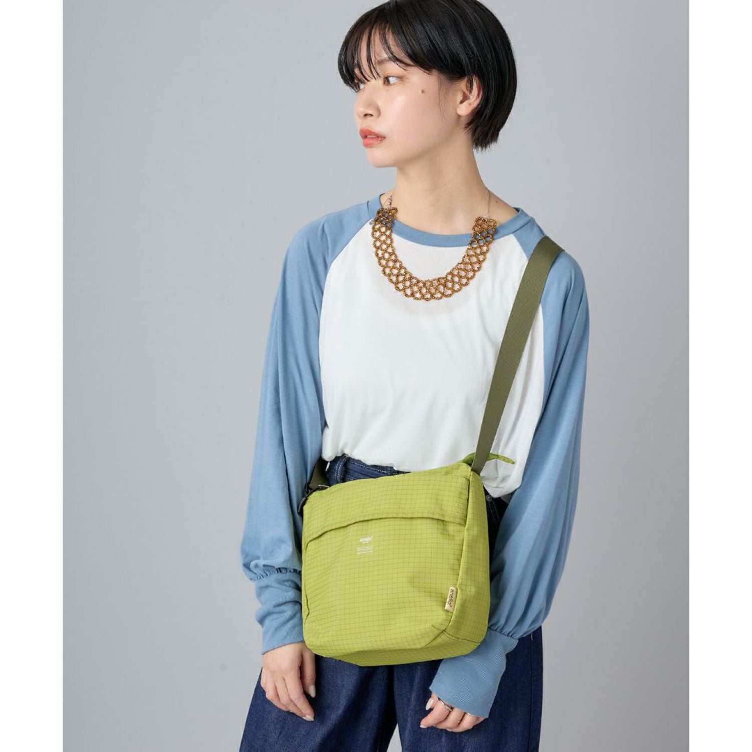 Anello Fun Shoulder Bag (Light Grey)