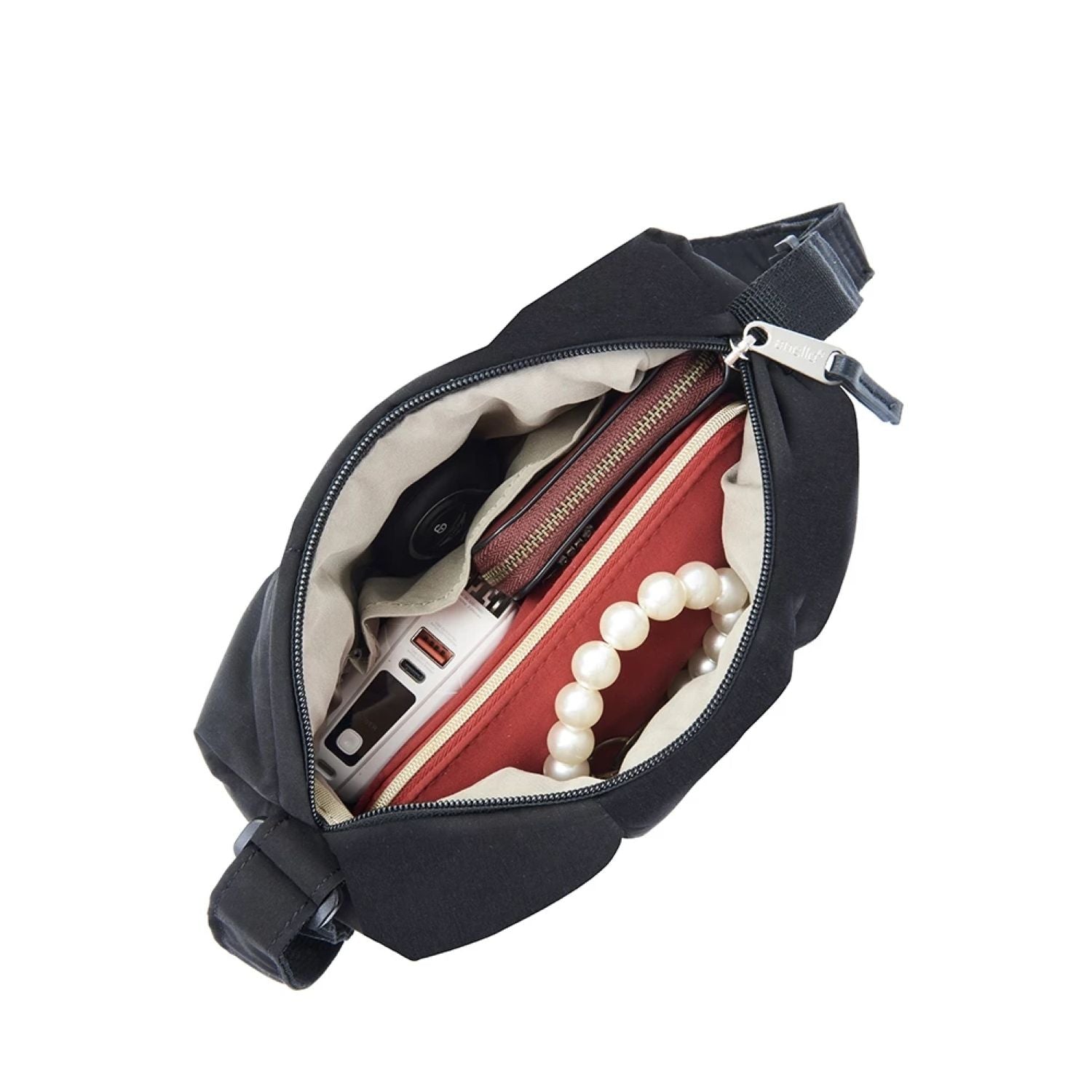 Anello Fuzzy Shoulder Bag (Light Pink)