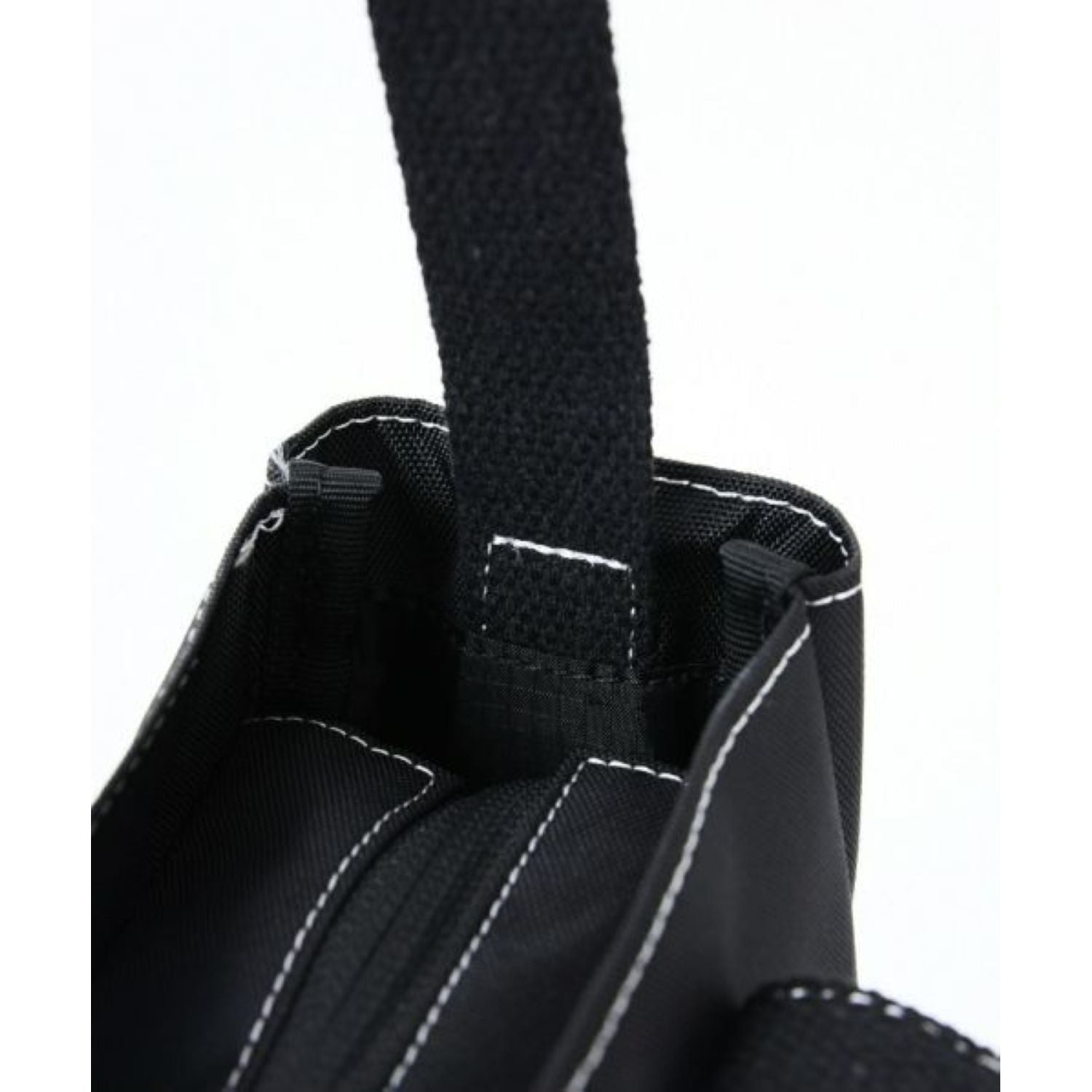 Anello Line 2Way Mini Tote Bag (Black)