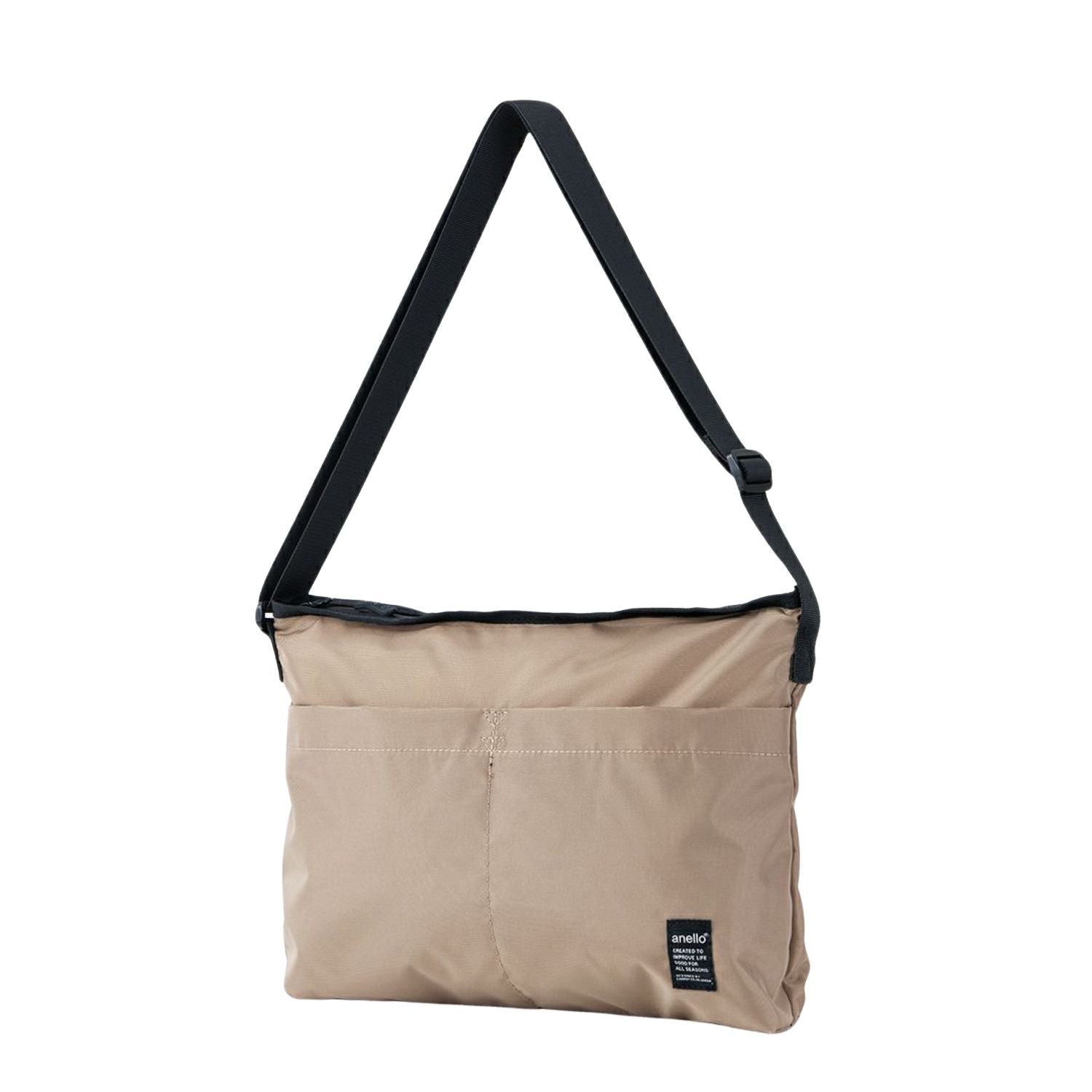 Anello Lit Shoulder Bag (Grey Beige)