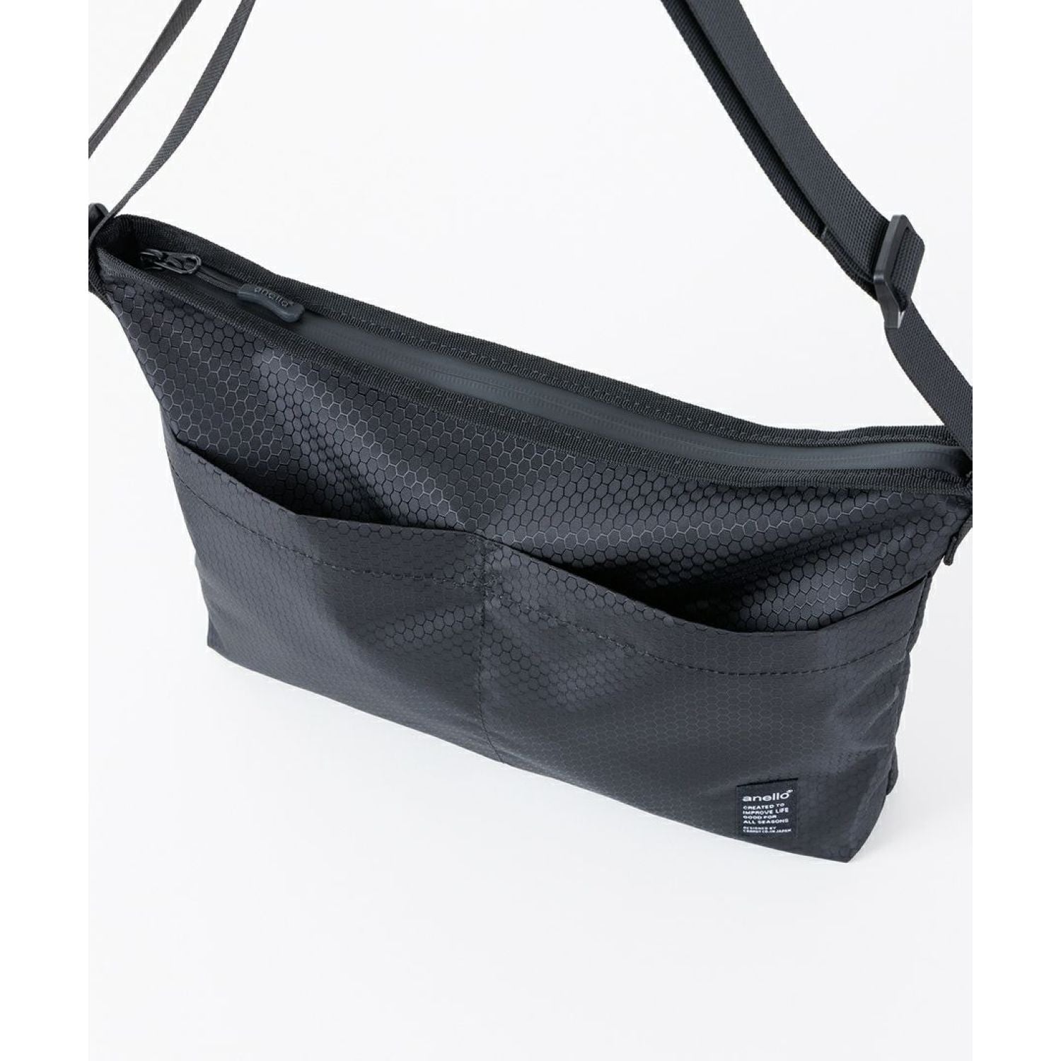 Anello Lit Shoulder Bag (Grey Beige)