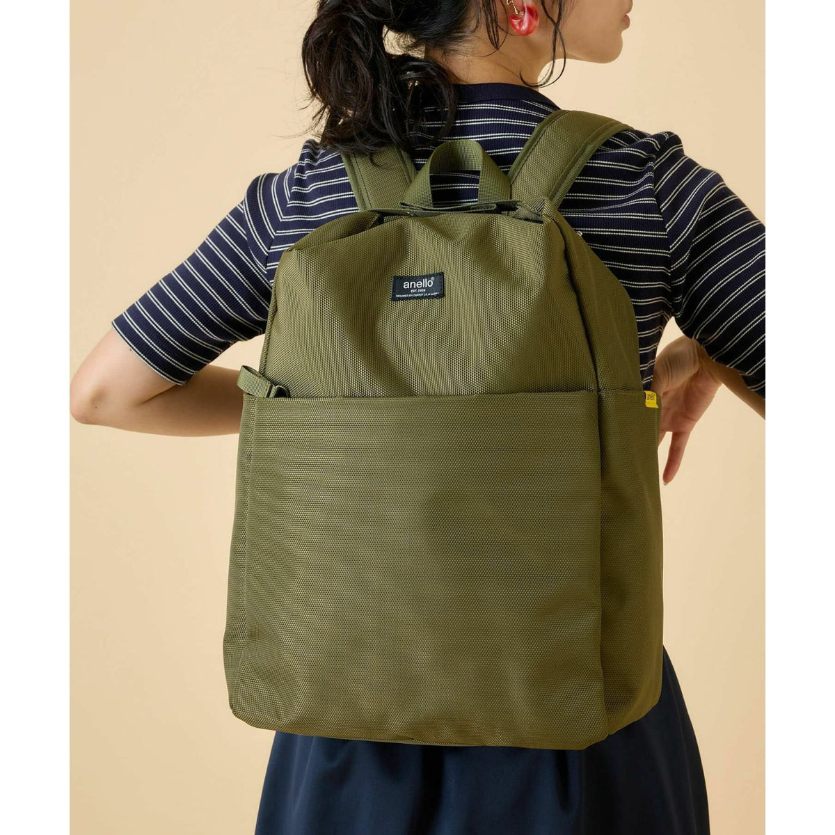 Anello Parcel Backpack (Olive) | The Planet Traveller