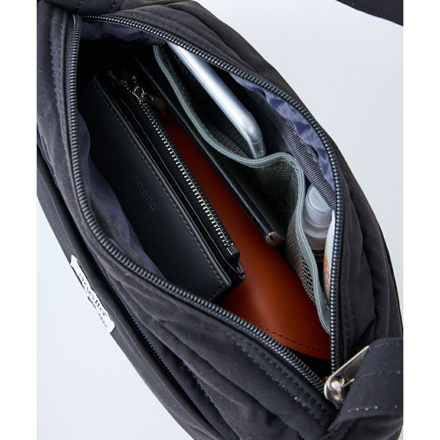 Anello Soft Mini Shoulder Bag (Grey)