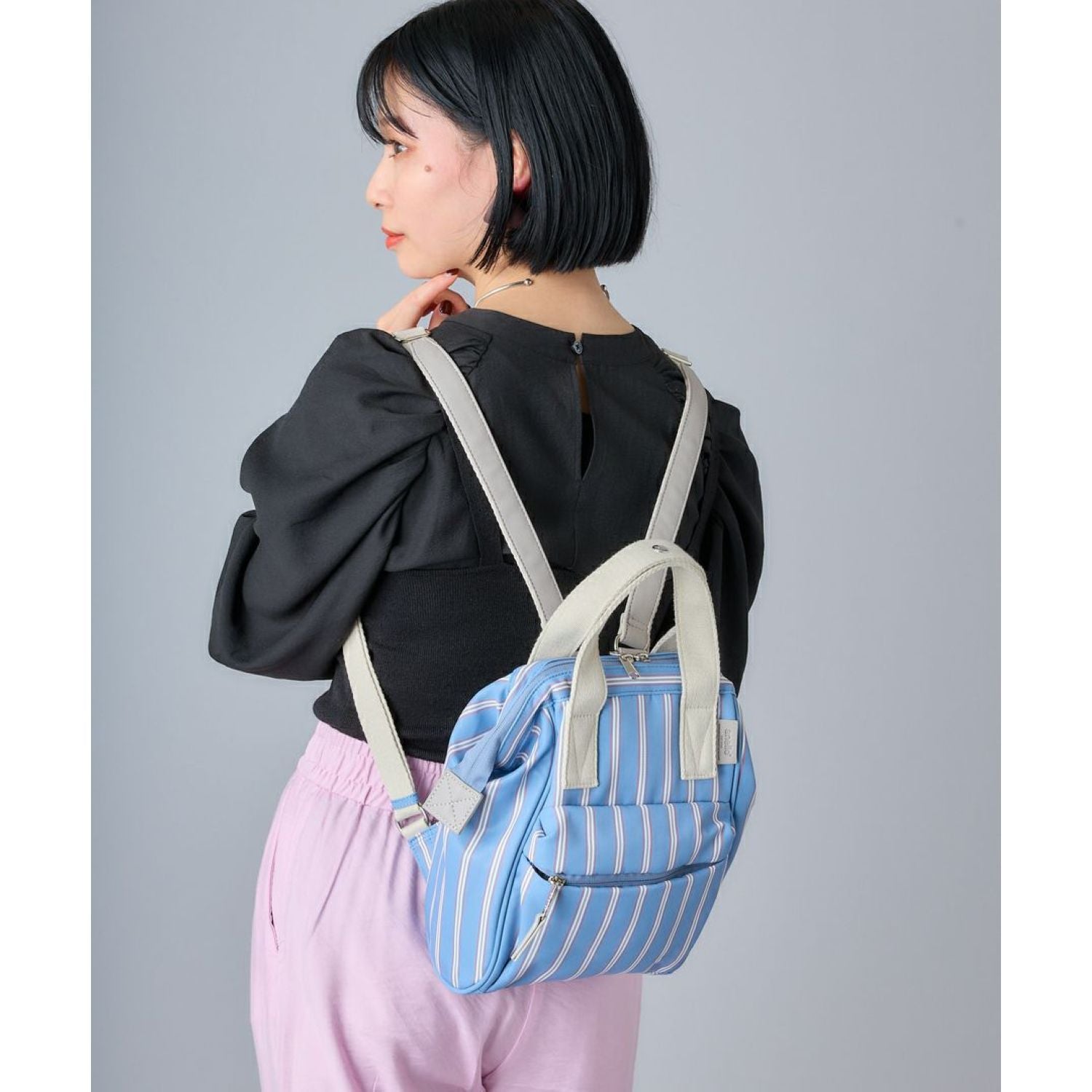 Anello Sonia Kuchigane Micro Backpack (Black)
