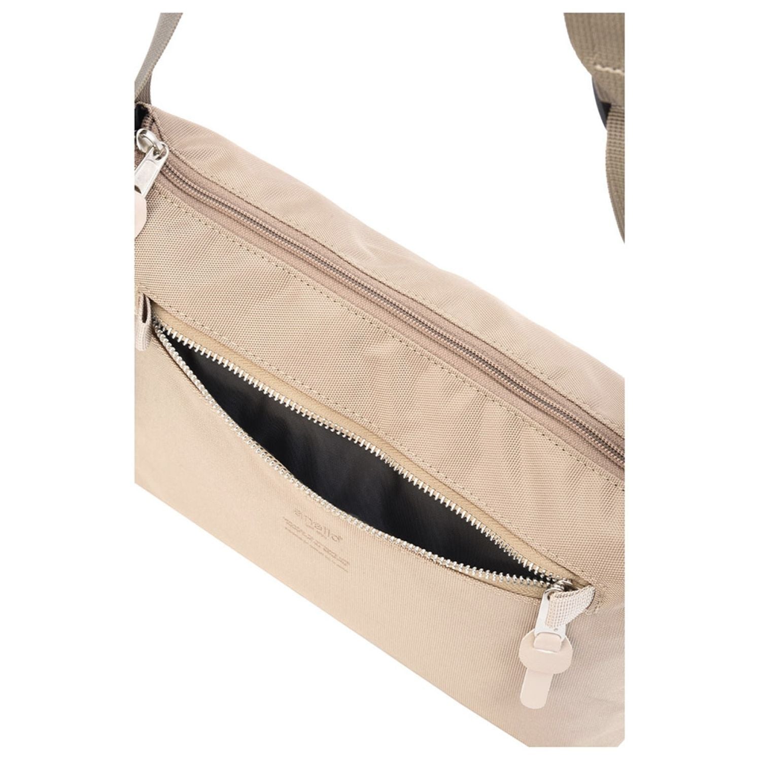 Anello Three Mini Shoulder Bag (Beige)