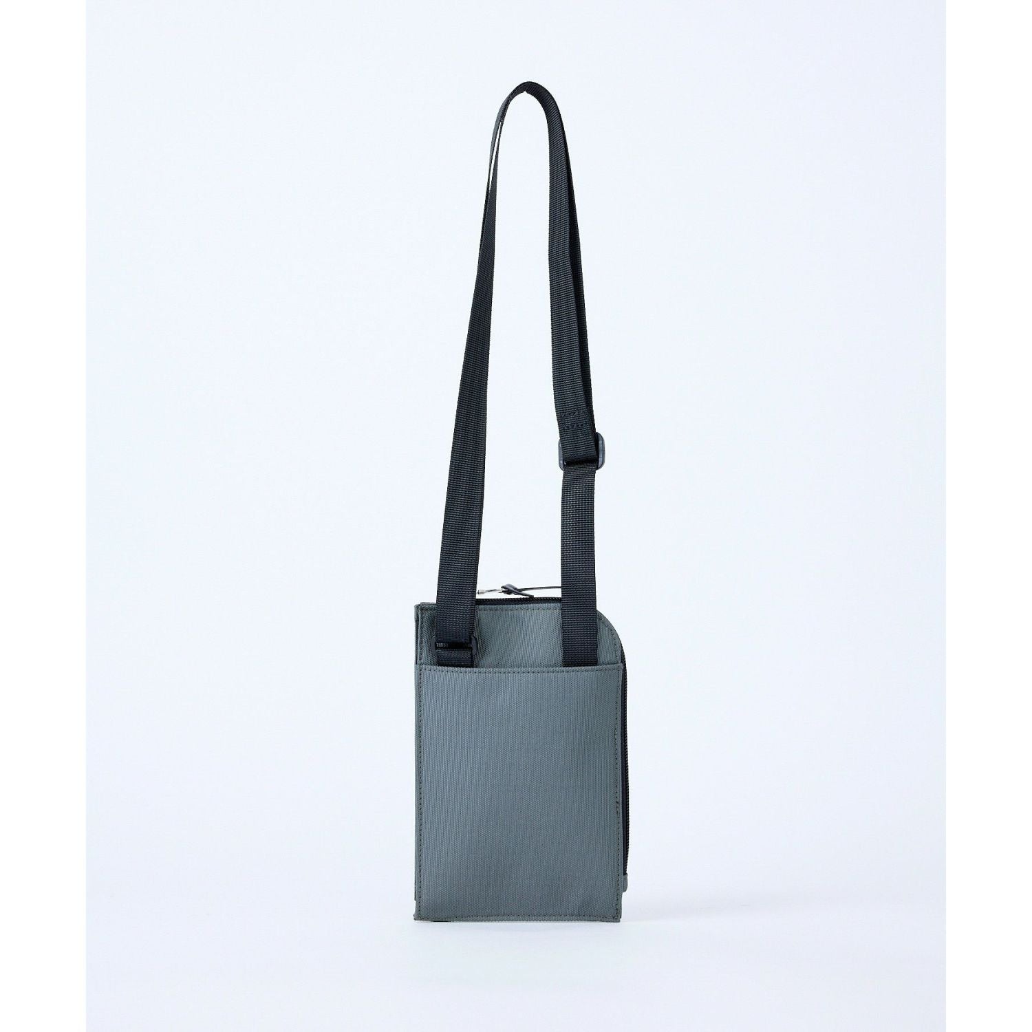 Anello To Go Rounded Zip Mini Shoulder Bag (Grey)