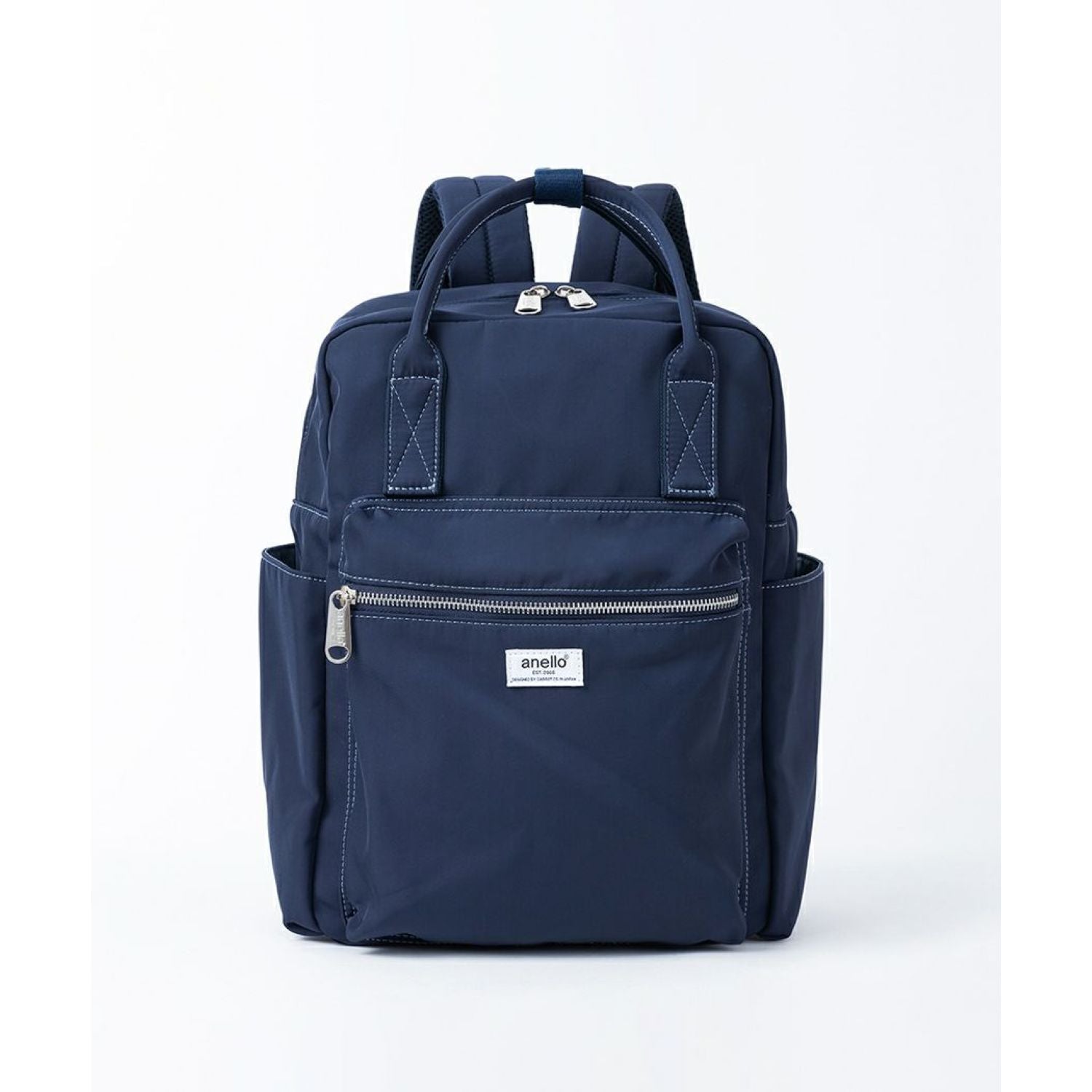 Anello Town Squared Backpack (Navy)