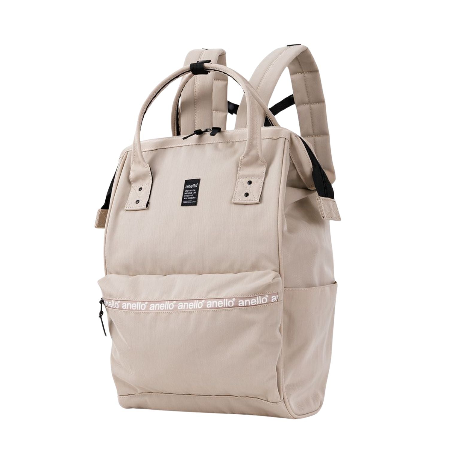 Anello Zip Kuchigane Backpack Slim R (Beige)