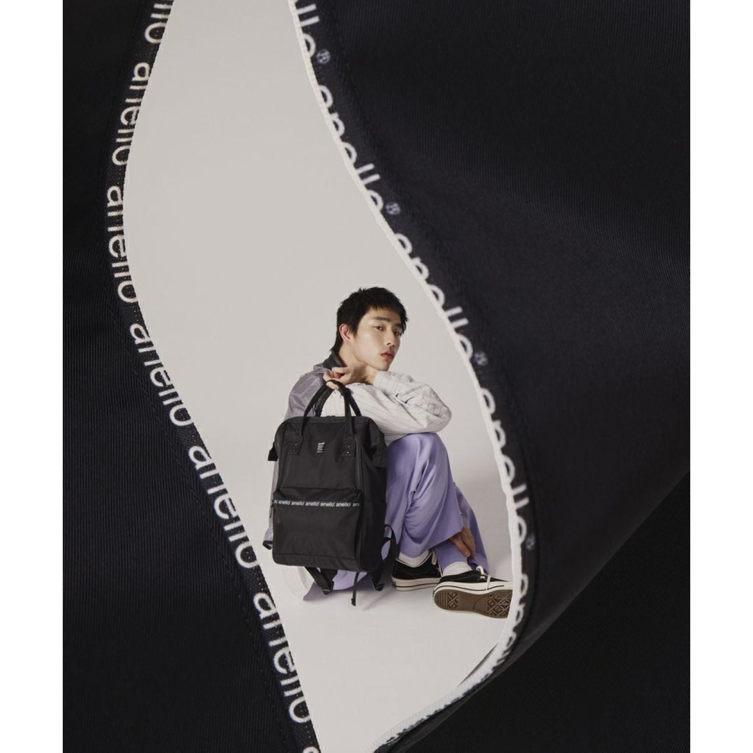 Anello Zip Kuchigane Backpack Slim R (Mint Green)