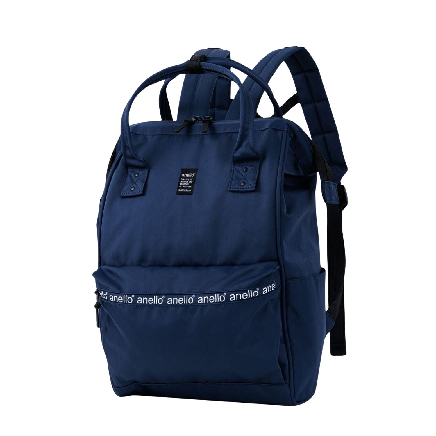 Anello Zip Kuchigane Backpack Slim R (Navy)
