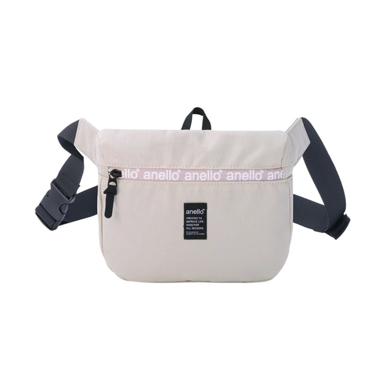 Anello Zip Waist Bag (Beige)