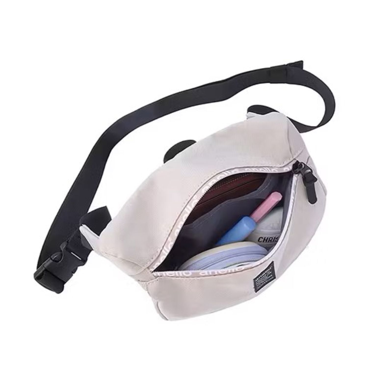 Anello Zip Waist Bag (Black)