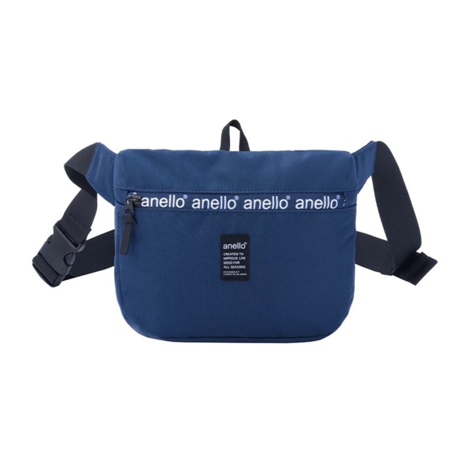 Anello Zip Waist Bag (Navy)