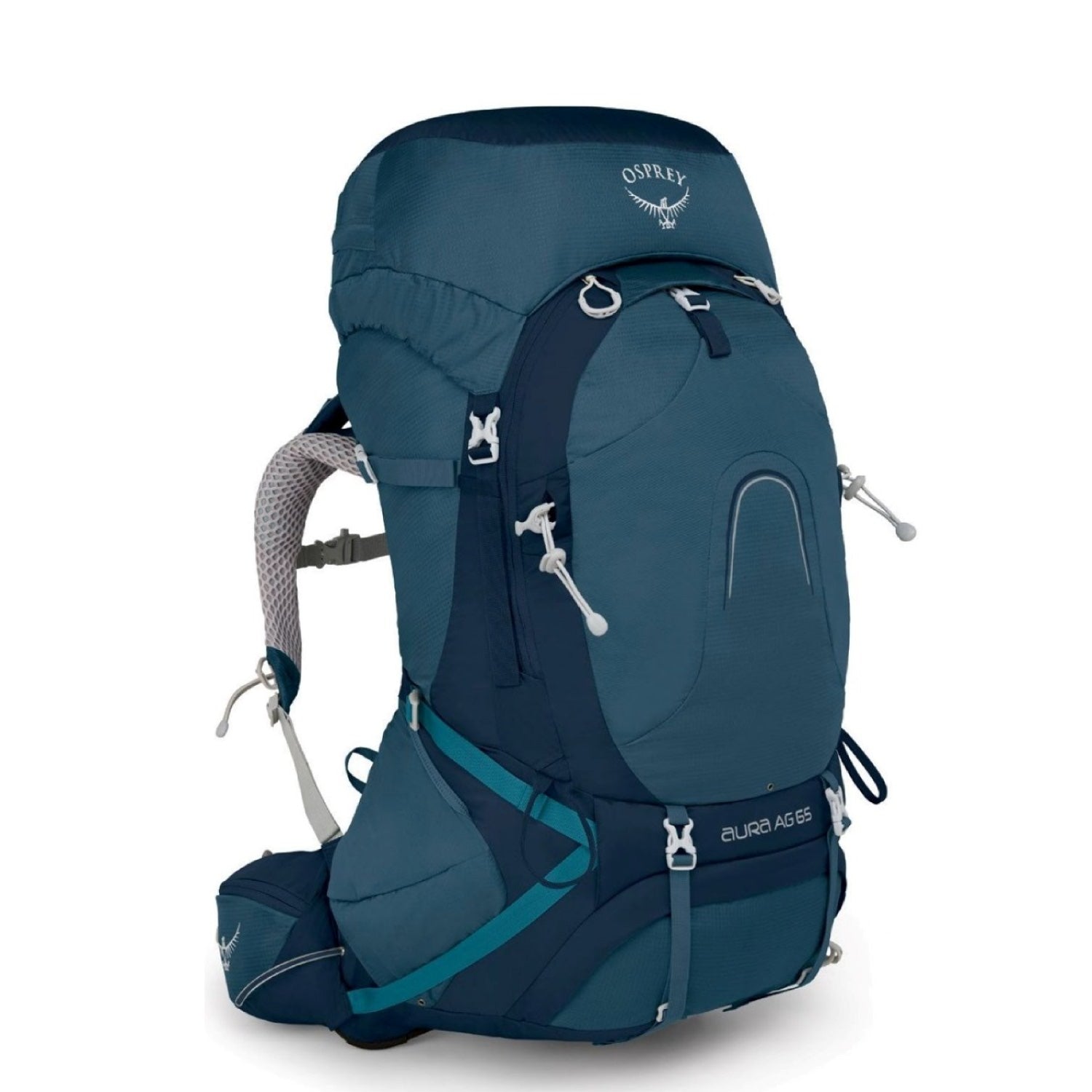Osprey Aura AG 65 Backpack - Extra Small - Women's Backpacking (Challenger Blue)