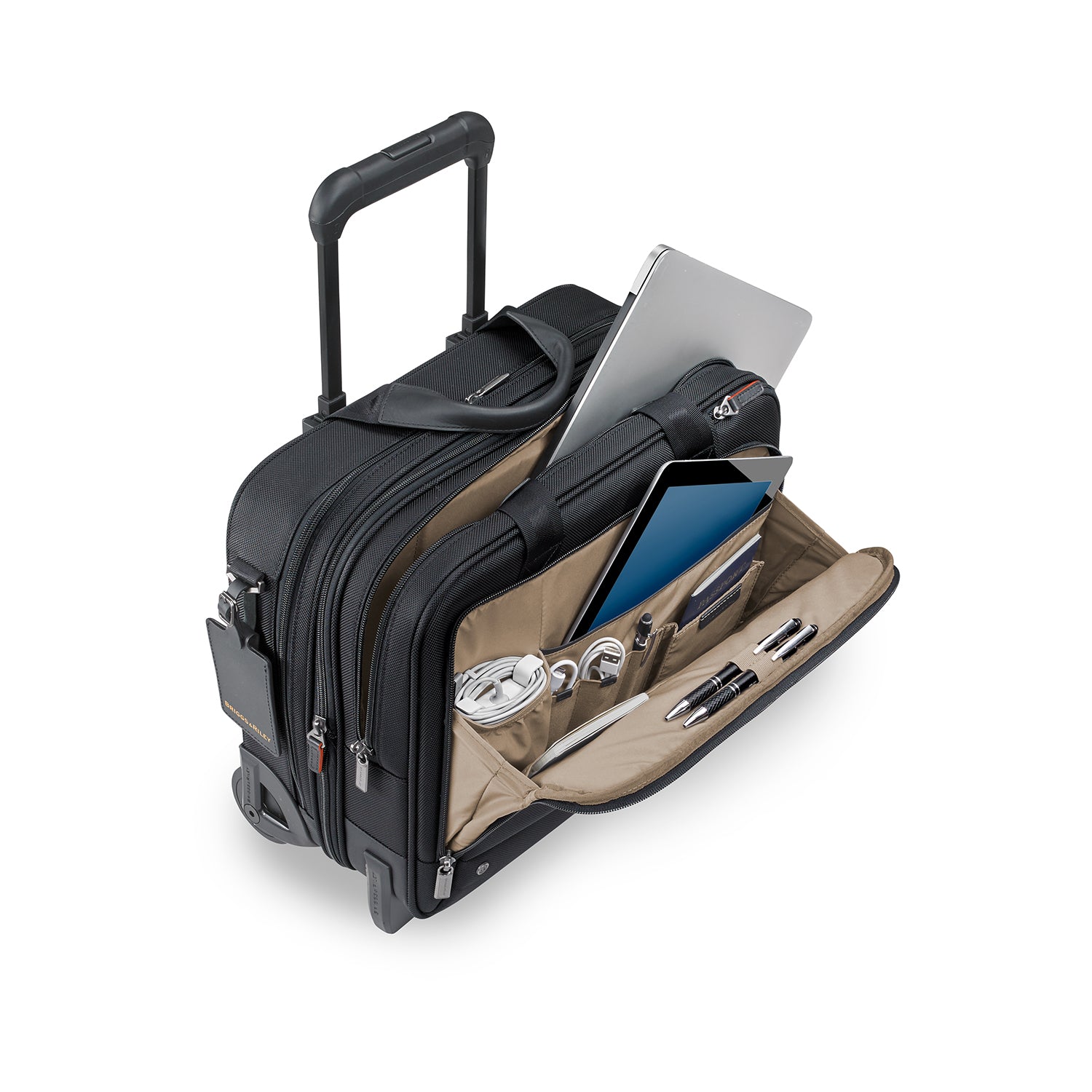 Briggs & Riley @Work Medium 2-Wheel Expandable Brief (Black)