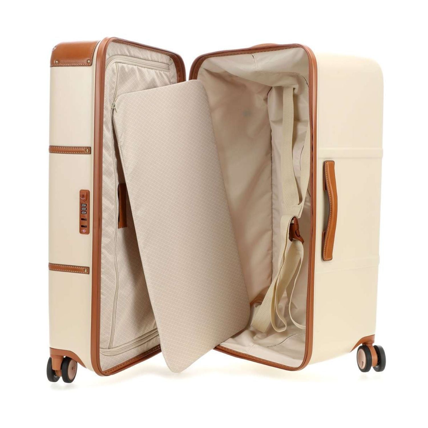BRIC'S Bellagio 28" Large Luggage Spinner Trunk (Cream)