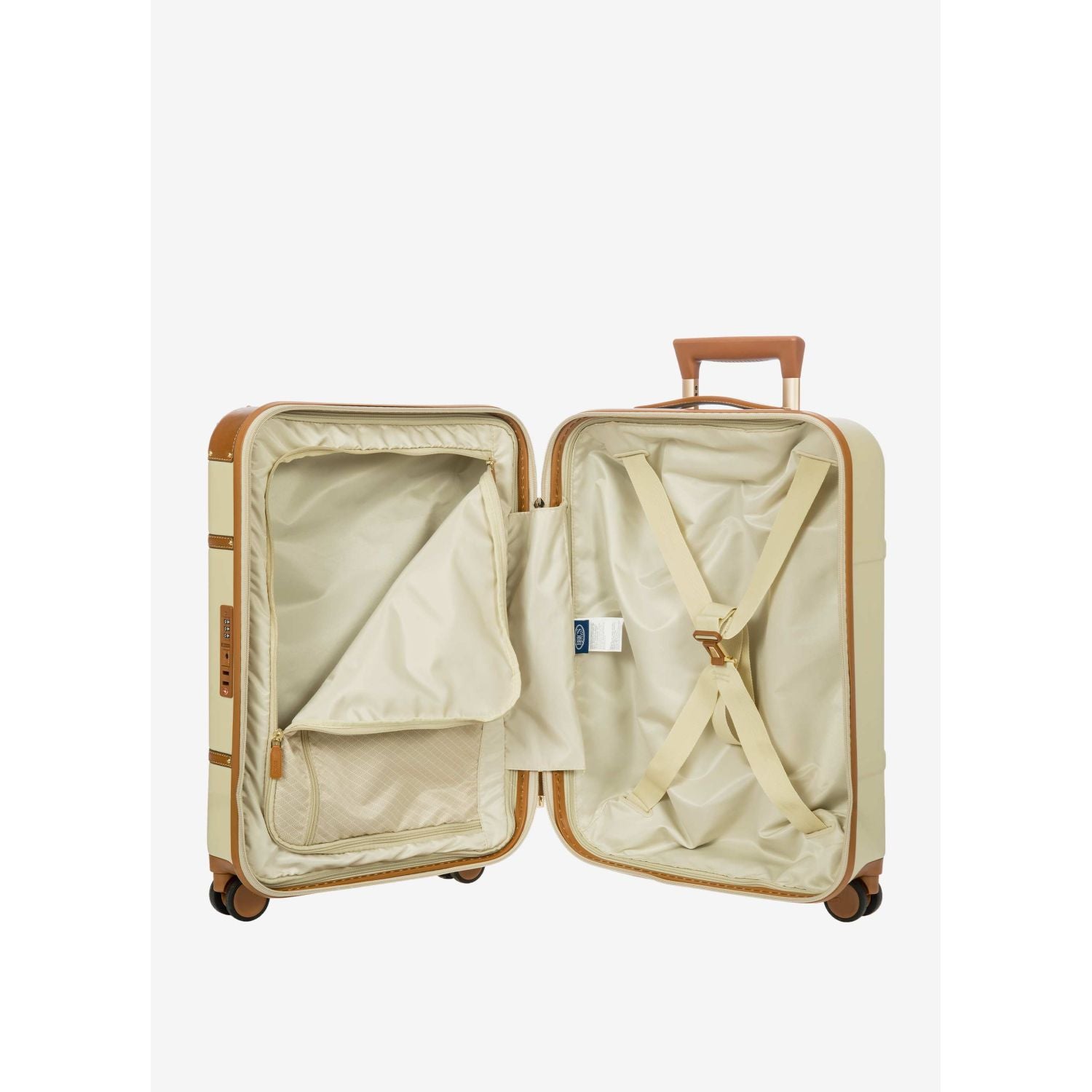 BRIC'S Bellagio 3 21" Carry-On Luggage Spinner (Cream)