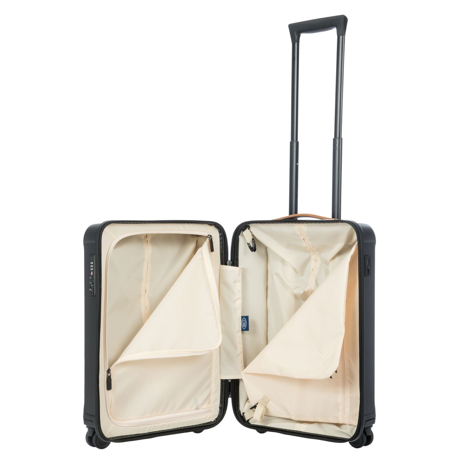 BRIC'S Capri 21" 8-Wheeled Carry On Luggage Spinner (Matte Black)