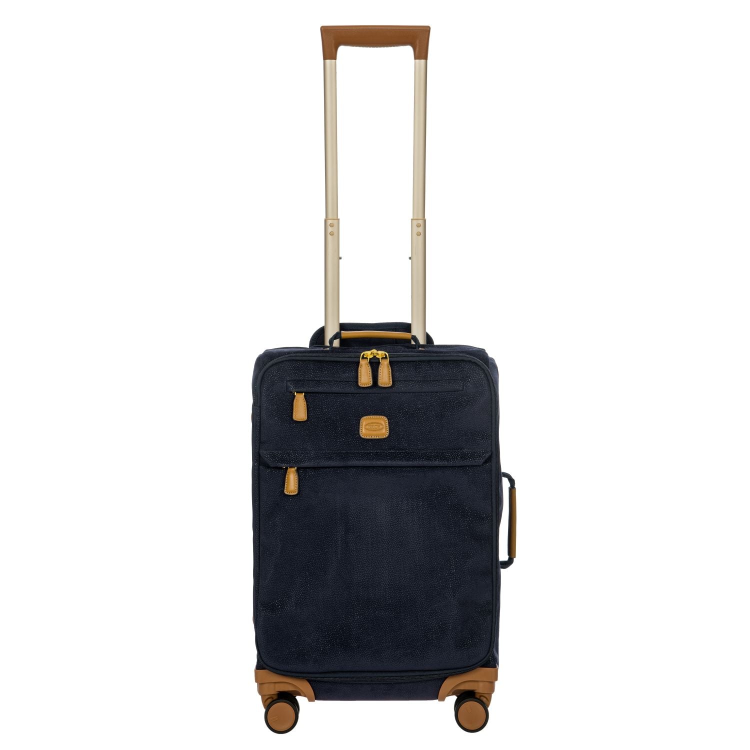 BRIC'S Life 22" Carry On Luggage With Front Access Opening Spinner (Blue)