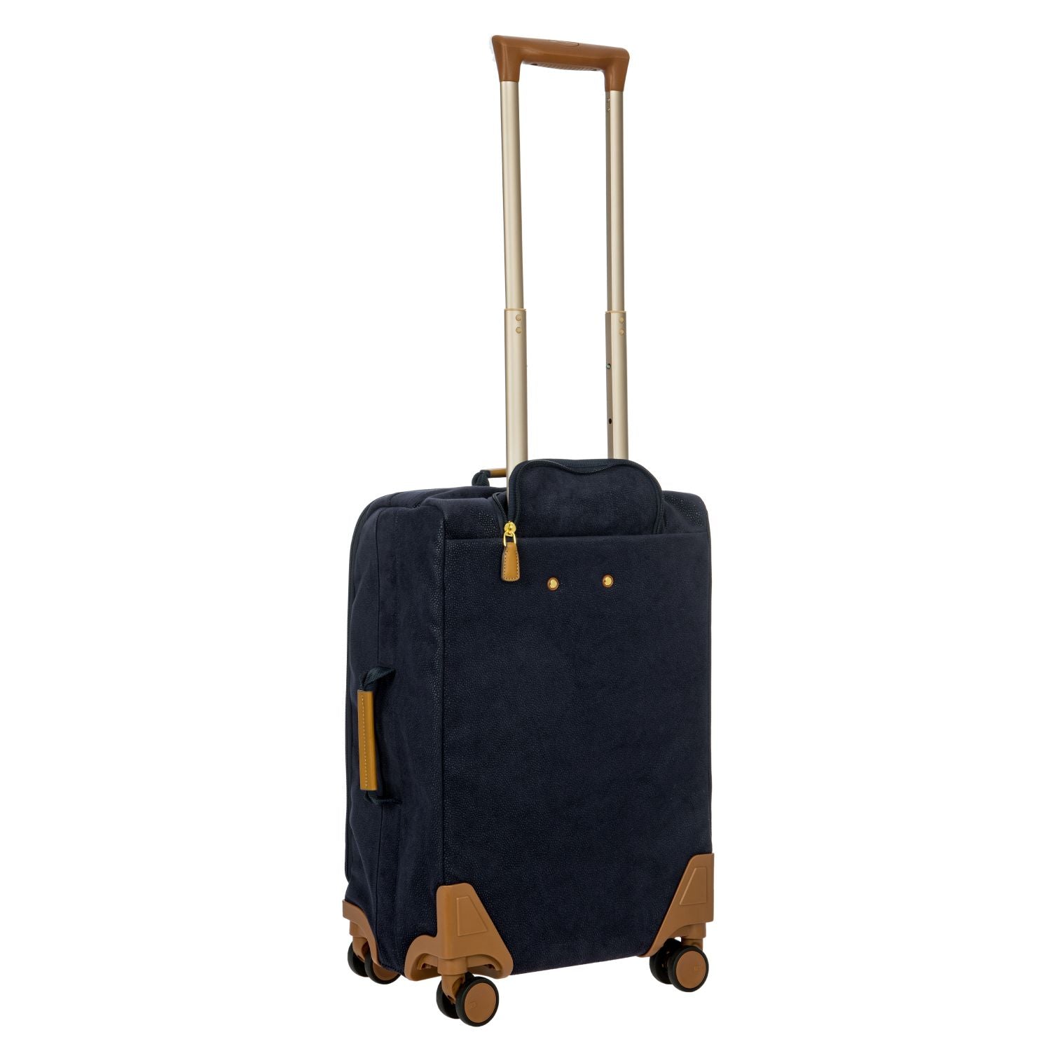 BRIC'S Life 22" Carry On Luggage With Front Access Opening Spinner (Blue)