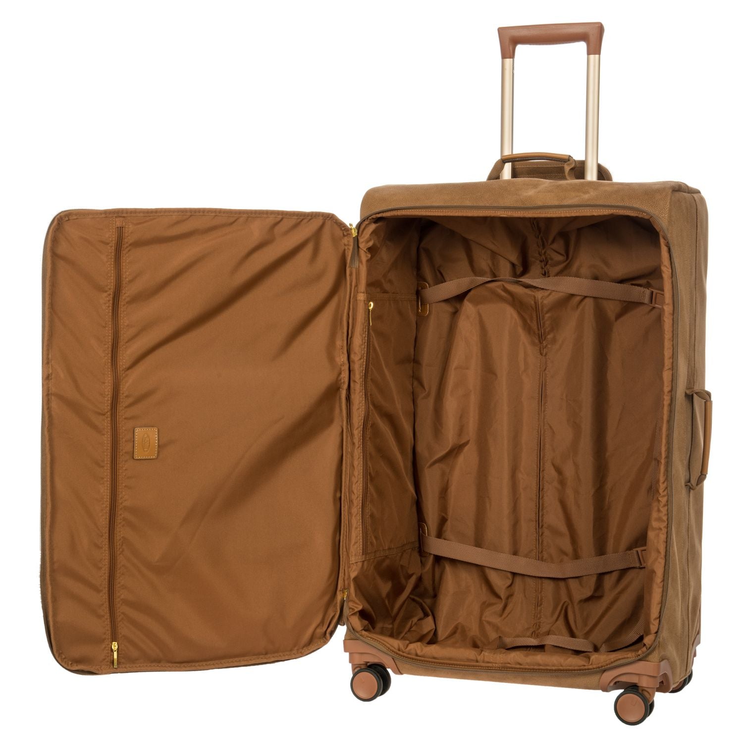 BRIC'S Life 30" Large Luggage With Front Access Opening Spinner (Camel)
