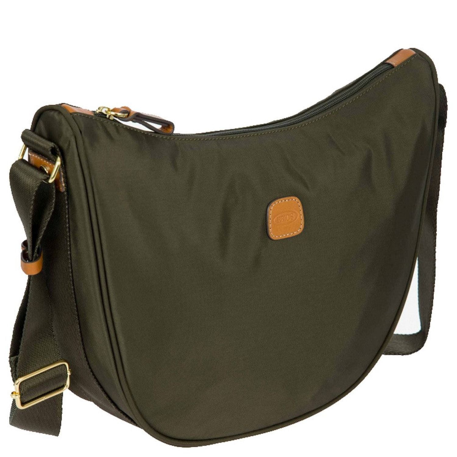BRIC'S X-Bag Half Moon Bag - Large (Olive)