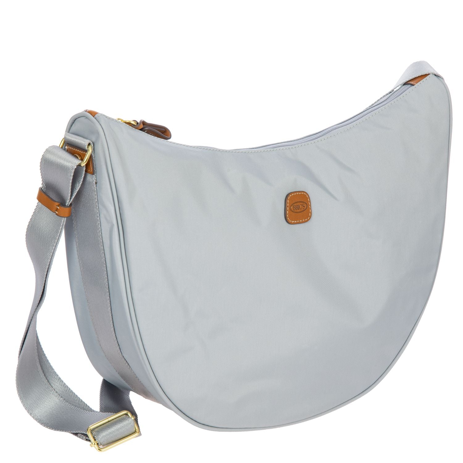 BRIC'S X-Bag Half Moon Bag - Large (Grey)