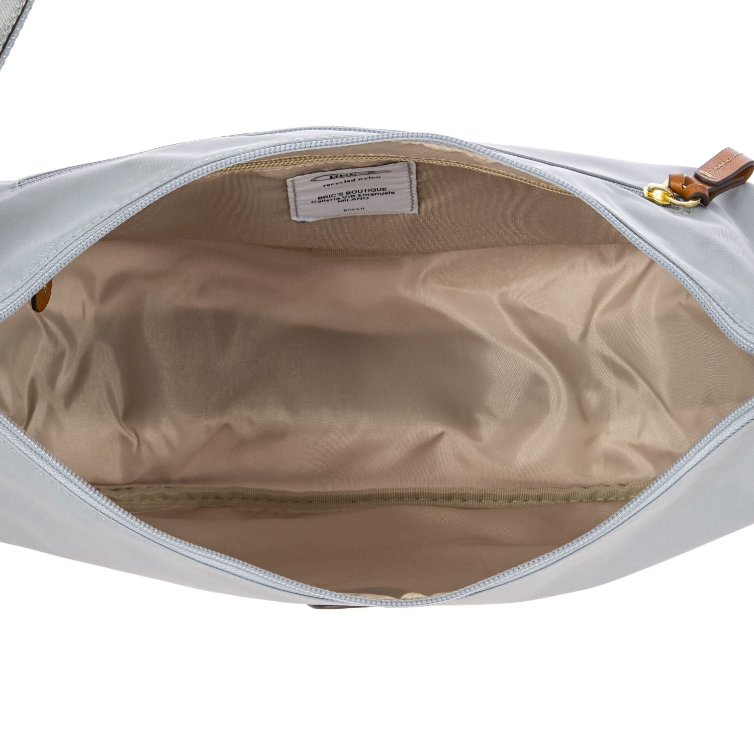 BRIC'S X-Bag Half Moon Bag - Large (Grey)
